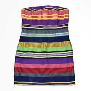 J. McLaughlin Stripped Grosgrain Ribbon Dress